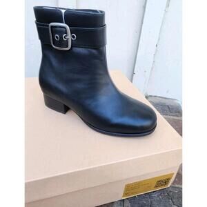 WYDR Zoe Mid Heel Buckle Booties Boots, Comfort, Black Women's US 7 NEW!